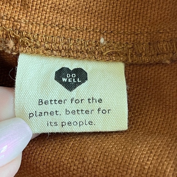 Madewell Button Snap Front A Line Mini Skirt Woman’s Sz 0 Pumpkin Spice Tan - Picture 7 of 9